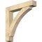Ekena Millwork Thorton Block Rough Sawn Bracket w/ Offset Brace, Douglas Fir, 8"W x 44"D x 44"H BKT0806X44X44THR05RDF - alternate 1